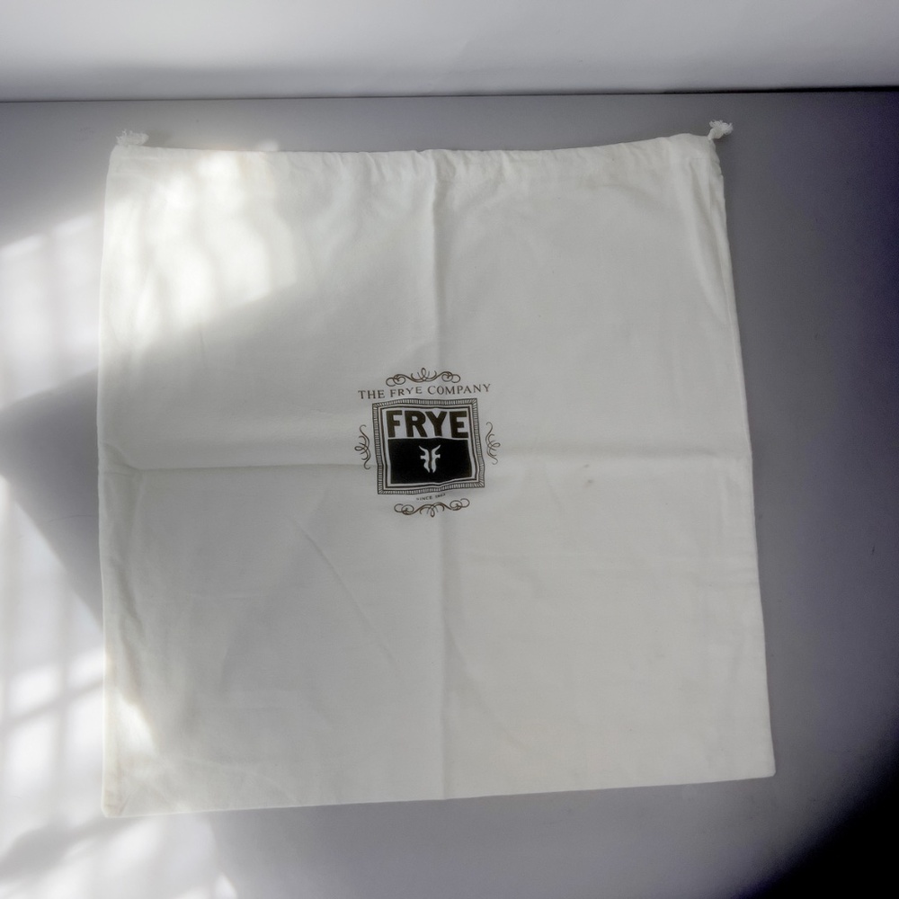 Frye Distressed Dark Brown Leather Tote / Crossbody Bag - Picture 15 of 15